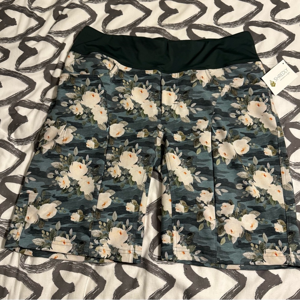 Shredly Stretch Floral Women's Bike Shorts